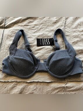 Vetchy M silver Bikini Top